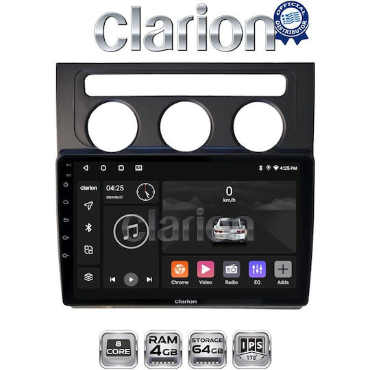 Clarion Gl52511b Екран OEM Мултимедия Автомобилни Аудио Системи VW Touran 2003 > 2010 CarPlay AndroidAuto BT GPS WiFi GPRS