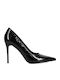 Pointed Toe Heels from Patent Leather Black
