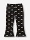 Kinderleggings Lang Schwarz