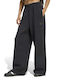 Damen Jogginghosen Breite Schwarz