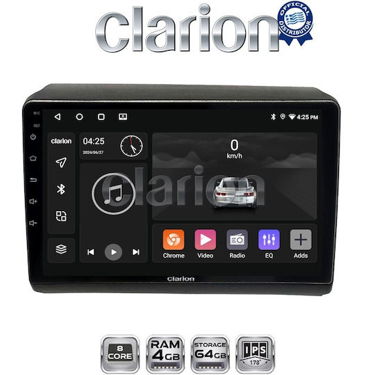 Clarion Gl52194 OEM Мултимедийна Екран Автомобилни Аудио Системи Fiat Ducato Citroen Jumper Peugeot Partner 2012> Apple CarPlay Android Auto Bluetooth GPS Вграден Wi-Fi GPRS