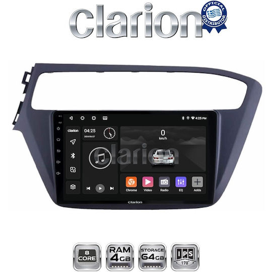Clarion Gl52226 OEM Multimedia Car Audio System Hyundai I20 2019 CarPlay Android Auto BT GPS Wi-Fi GPRS