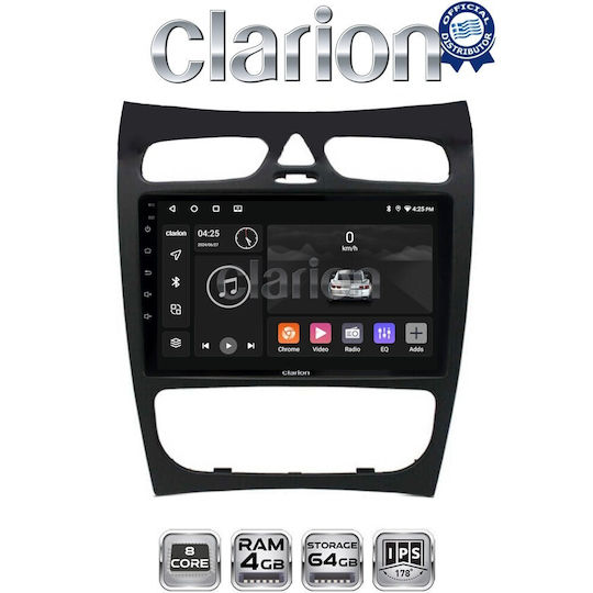 Clarion Gl52812 OEM Мултимедийна Екран Автомобилни Аудио Системи Mercedes CLK W209 2000 > 2004 CarPlay AndroidAuto BT GPS Wi-Fi GPRS