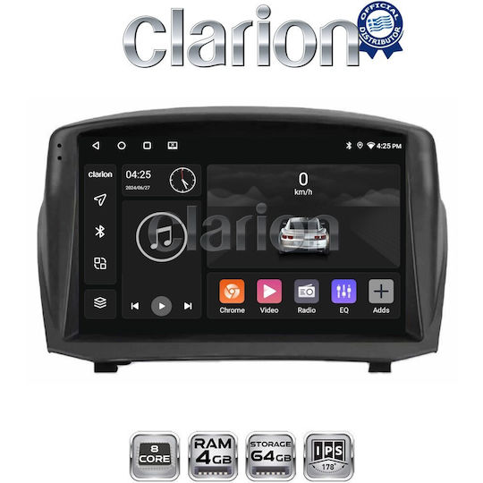 Clarion GL52152B OEM Multimedia Car Screen Ford Fiesta 2009>2017 CarPlay Android Auto BT GPS WiFi GPRS