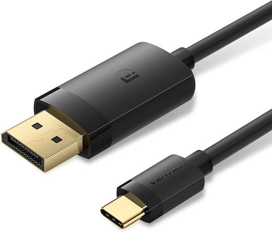 Vention Конвертор USB Type-C Кабел За DisplayPort Мъжки 4k60hz 1.0м Crjbf
