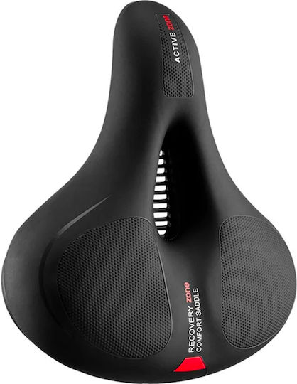 Rockbros Fahrradsattel Schwarz 260 x 220 mm