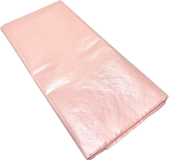 Pink Iridescent Touch Paper Like Pearl 10 Pcs Χα1ρ Riniotis Rin-cha1r