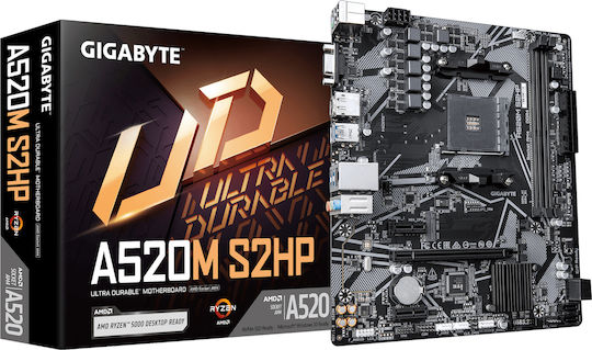 A520M S2HP Mutterplatine Micro ATX mit AMD AM4 Steckdose