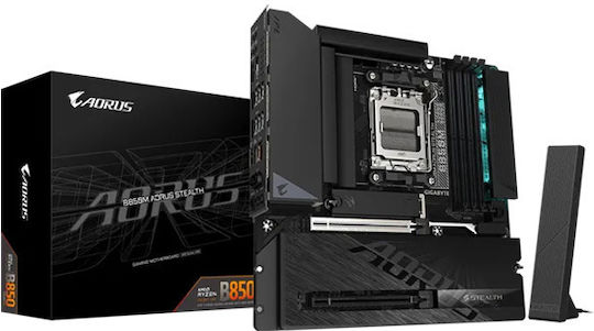 Gigabyte B850M Aorus Stealth Wi-Fi Motherboard Micro ATX με AMD AM5 Socket