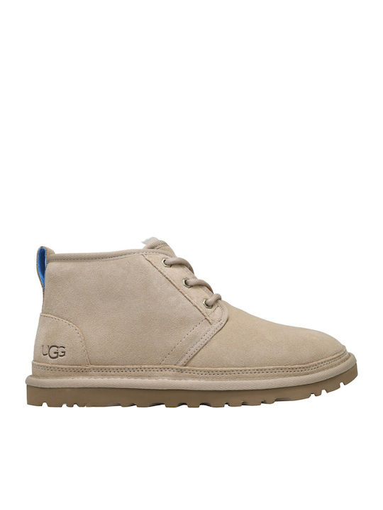 Neumel Suede Men's Boots Beige