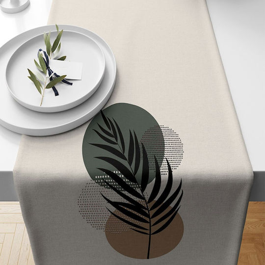 Aberto Design Läufer Mehrfarbig Beige 40x135cm