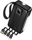 Hoco J173 Външна Батерия 20000mAh 22.5W с 2 USB-A Изходни Порта Power Delivery / Quick Charge Черен