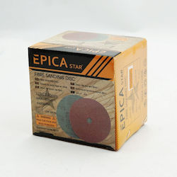 Epica Star Лист За Орбитална Шлайфмашина K80 115x115mm Комплект 25 Бройки
