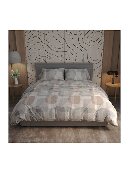 Charalambidis Textiles Βότσαλο Σετ Σεντόνια Μον...