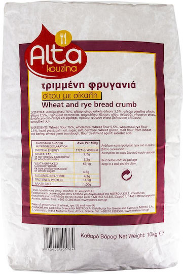 Alta Kouzina Crumbled Wheat Rye Toasts 10kg 6-71451
