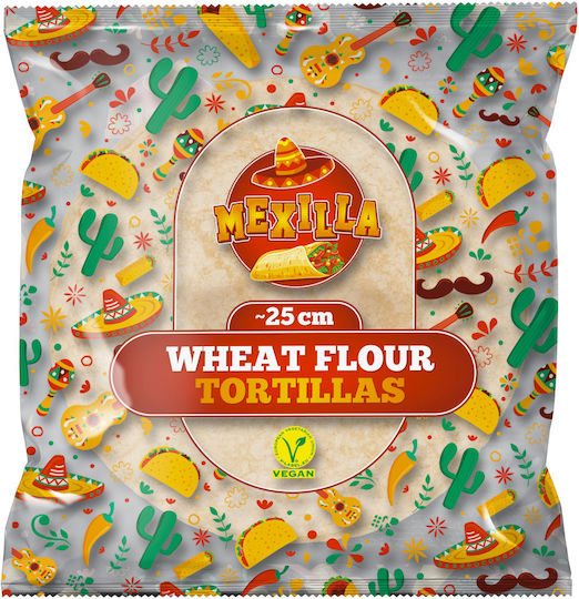 Mexilla Wheat Tortilla 25cm 18 Pieces 1080gr 6-72731