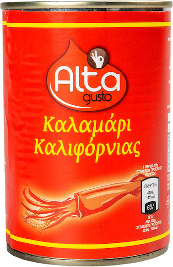 Alta Gusto Squid in Natural Juice 370gr 6-71221
