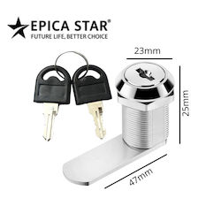 Epica Star Цилиндър за ключалка Черен Epica Star Цилиндър за ключалка Черен