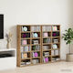 vidaXL Dulap CD 2 Bucăți Stejar Artisan 60x17x92cm