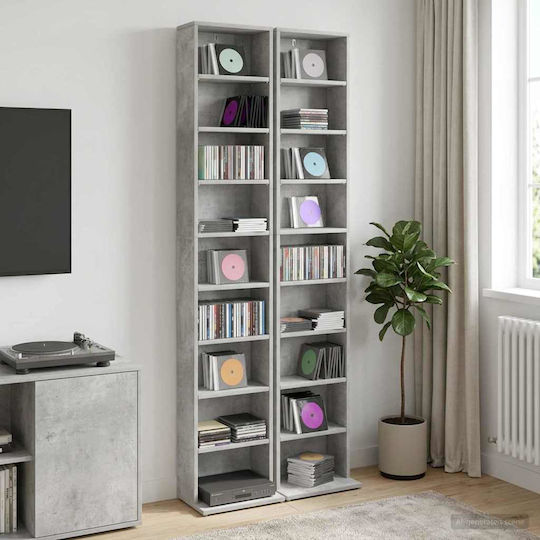 Vidaxl Ντουλάπα Cd 2 Τεμ Γκρι Σκυροδέματος 33x23,5x175cm