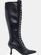 Women's Boots with Medium Heel Black
