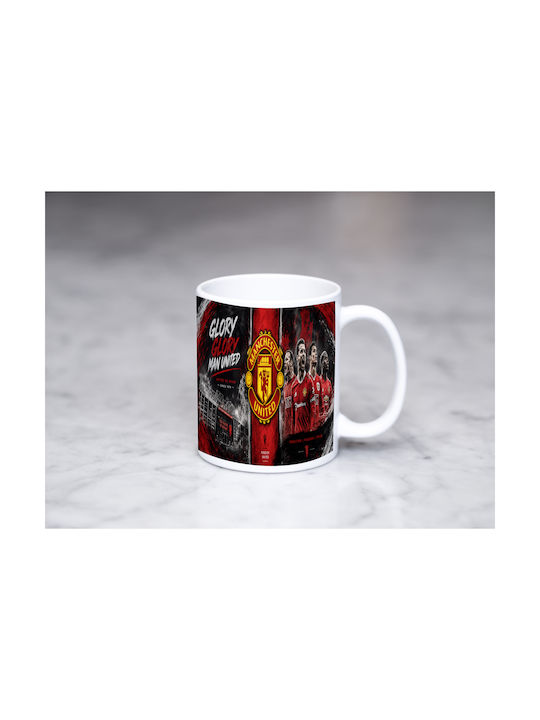 Digital Place Manchester United Ceramic White M...
