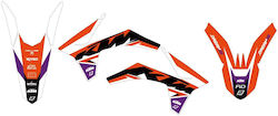 Dream 5 Sxf 11-12 Motorcycle Stickers Set Blackbird Racing