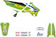 Team Kawa 98 Motorrad-Aufkleber Set Tecnosel