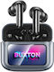 Buxton BTW9600 In-Ear Bluetooth Kopfhörer mit Schweißbeständigkeit und Ladekoffer Graphit
