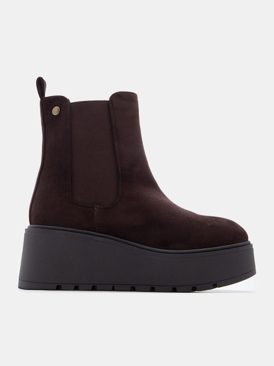 Luigi Suede Women's Chelsea Ankle Boots with Me...