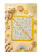 Esthisis Cotton Flannel Swaddle Blanket Yellow 95x80cm