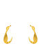 Bizoutaki Silver Gold Plated Stud Earrings
