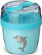 Carl Oscar Plastic Blue Feeding Set 2 pcs