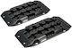 Lampa Anti-Slip Traction Pads Compact Rescue Boards Snow Mud Dirt Sand Maximum Load 3.5 Ton Per Pad Set of 2 Pieces L6211.6 Lampa L6211.6
