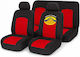 Goodyear Universal Speed Up1 6 Pieces Black-Red Car Seat Cover