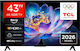 TCL Televizor Smart 43" 4K UHD LED V6D HDR (2026) 43V6D