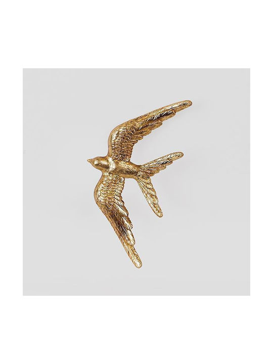 Wall Decor Gold 17x2x8.8cm 3pcs