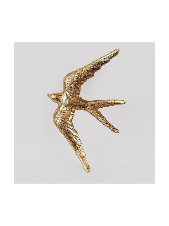 Wall Decor Gold 21.2x2.5x13.2cm 2 Pieces
