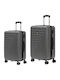 CAT Rockford Suitcases Hard Grey Set 2pcs