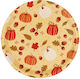 Paper Plates Pumpkins Acorns & Leaves 6 Pieces