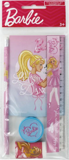 Gim Kids Stationery Set with Pencil, Sharpener, Eraser, Notebook and Ruler