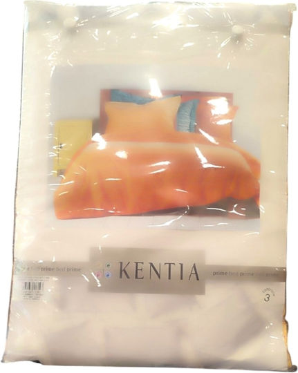 Kentia Set Baumwollbettbezug 170x250cm Einzelbett mit Kissenbezug Krokodil Rige