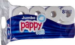 Pappy Soft Hârtie Igienică 8 Role 8 Pachete