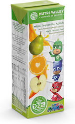 Nutri Valley Healthy Foods Suc de fructe măr portocală pară 250ml