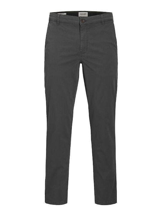 Jack & Jones Ανδρικό Παντελόνι Chino Asphalt