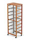 Arredamenti Italia Trolă de Bucătărie Metalică 46x46x122cm