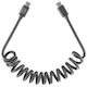 Spiral Usb-c To Usb-c Cable 1.2 M Black
