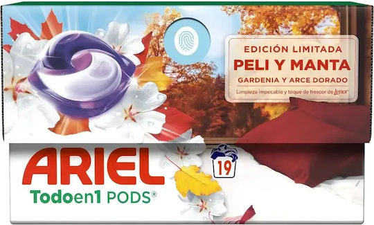 Ariel All-in-1 Pods Gardenia Detergent pentru Lână (19 Capsule)