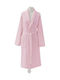 Tac Μπουρνούζι με Γιακά Pink Gray