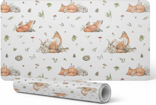 Ποντίκι Πληκτρολόγιο Gaming Μοτίβο Forest Animals 90x45 Εκ